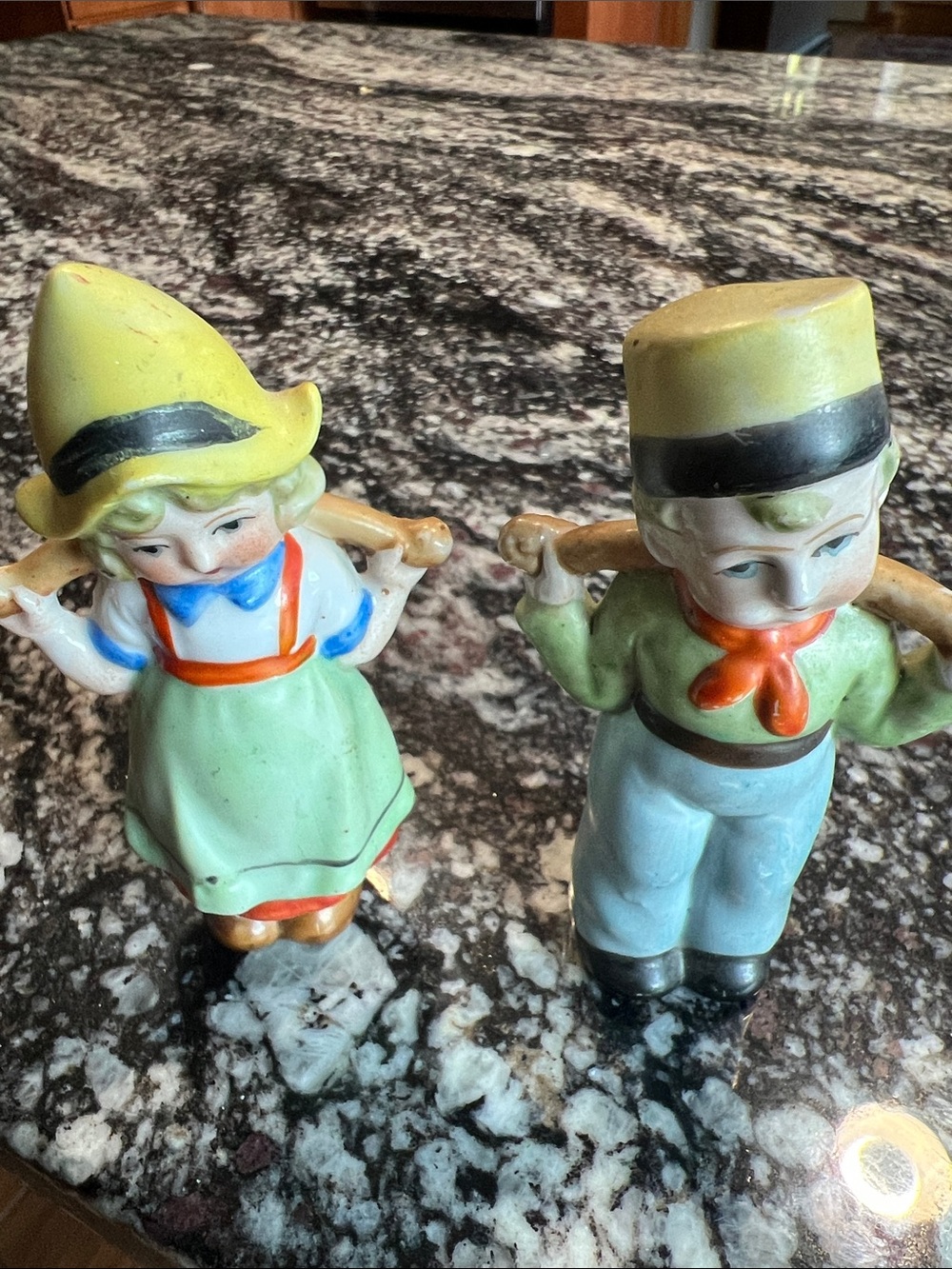 Vintage Dutch Water Boy & Girl Figurine